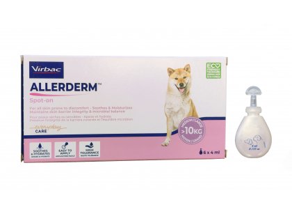 Фото 3 -  для кожи и шерсти Virbac Allerderm Spot-on (Вирбак Аллердерм) дерматологические капли для собак и кошек
