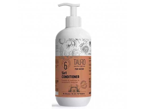 Фото - повсякденна косметика Tauro (Тауро) Pro Line Pure Nature 5in1 Зволожуючий кондиціонер для собак та котів