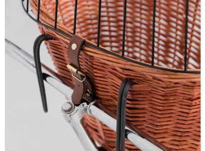 Фото 7 -  велоаксессуары Trixie Bicycle Basket - Корзина с сеткой для крепления на руле велосипеда (2806)