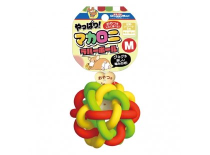 Фото 2 -  игрушки DoggyMan Macaroni Rubber Ball игрушка для собак МЯЧ МАКАРОНЫ