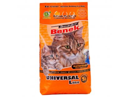 Фото - Super Benek (Супер Бенек) Universal Natural бентонітовий наповнювач для котячого туалету наповнювачі Super Benek (Супер Бенек) Universal Natural бентонітовий наповнювач для котячого туалету