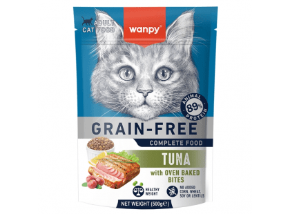 Фото - Wanpy Adult Cat Grain Free Tuna сухой беззерновой корм для кошек ТУНЕЦ сухой корм Wanpy Adult Cat Grain Free Tuna сухой беззерновой корм для кошек ТУНЕЦ