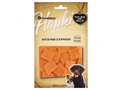 Фото - Flamingo Лакомство для собак КУСОЧКИ С КУРИЦЕЙ лакомства Flamingo Лакомство для собак КУСОЧКИ С КУРИЦЕЙ