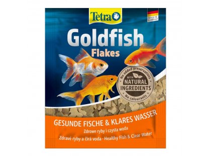 Фото 3 -  корм для рыб Tetra GOLDFISH FLAKES (ГОЛДФИШ ХЛОПЬЯ) корм для рыб