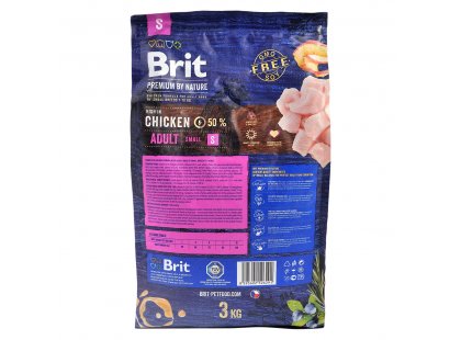 Фото 7 -  сухий корм Brit Premium Dog Adult Small S Chicken сухий корм для собак дрібних порід КУРКА