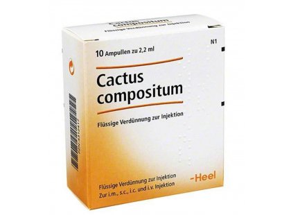 Фото - Heel Cactus Compositum (Кактус Композитум) препарат при сердечно-сосудистых нарушениях у животных кардиологические препараты Heel Cactus Compositum (Кактус Композитум) препарат при сердечно-сосудистых нарушениях у животных