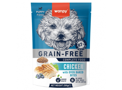 Фото - Wanpy Puppy Grain Free Chicken сухой беззерновой корм для щенков КУРИЦА сухой корм Wanpy Puppy Grain Free Chicken сухой беззерновой корм для щенков КУРИЦА