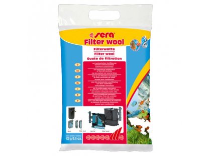 Фото - Sera FILTER WOOL вата синтетическая для фильтров очищения воды фильтрация Sera FILTER WOOL вата синтетическая для фильтров очищения воды