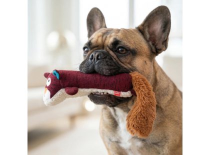 Фото 5 -  іграшки Collar WAUDOG Fun Plush іграшка для собак із пищалкою БІЛКА