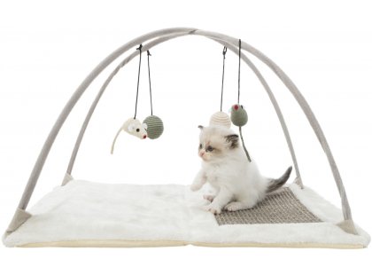 Фото - Trixie Mat Когтеточка для кошки с игрушками когтеточки, с домиками Trixie Mat Когтеточка для кошки с игрушками