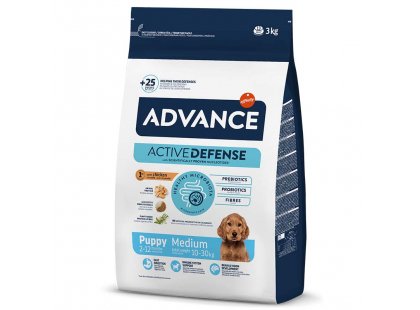 Фото - Advance (Едванс) Dog Medium Puppy - корм для цуценят середніх порід (з куркою та рисом) сухий корм Advance (Едванс) Dog Medium Puppy - корм для цуценят середніх порід (з куркою та рисом)