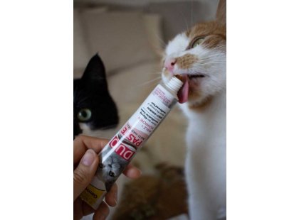 Фото 4 -  для выведения шерсти Gimcat ANTI-HAIRBALL DUO PASTE паста для выведения шерсти со вкусом курицы