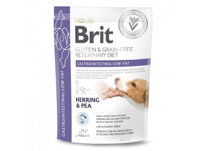Фото 2 -  ветеринарные корма Brit Veterinary Diet Gastrointestinal-Low Fat сухой лечебный корм с ограниченным содержанием жира для собак при проблемах с пищеварением СЕЛЕДКА