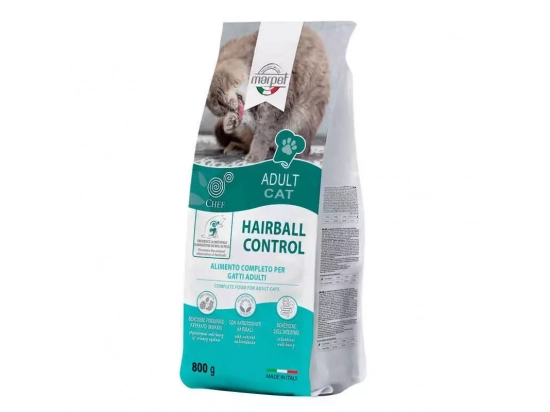 Фото - сухой корм Marpet (Марпет) Chef Adult Cat Hairball Control сухой корм для кошек, для выведения шерсти из ЖКТ