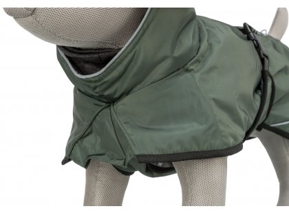 Фото 2 -  одежда Trixie Explore Thermo зимняя попона для собак, оливковый