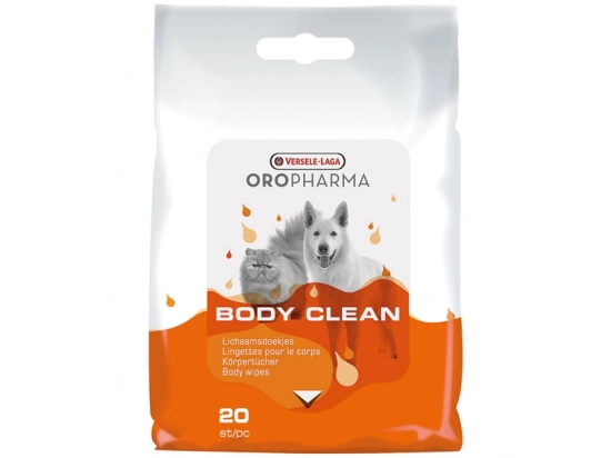 Фото - Versele-Laga Oropharma (Орофарма) Body Clean очищающие салфетки для собак и котов повседневная косметика Versele-Laga Oropharma (Орофарма) Body Clean очищающие салфетки для собак и котов