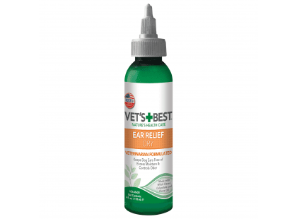 Фото - для ушей Vets Best (Ветс Бест) Ear Relief Dry подсушивающий лосьон для ушей собак