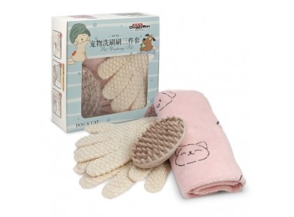 Фото - DoggyMan Pet Washing Kit набор для купания собак и кошек полотенца DoggyMan Pet Washing Kit набор для купания собак и кошек