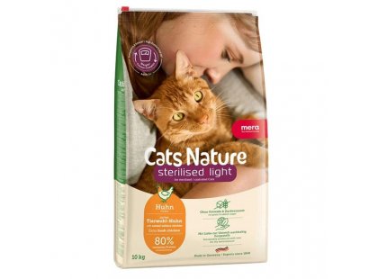 Фото 3 -  сухой корм Mera Nature Sterilised Light Adult Chiken сухой корм для стерилизованных кошек КУРИЦА