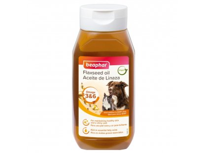 Фото - Beaphar Flaxseed Oil льняное масло для собак и кошек пищевые добавки Beaphar Flaxseed Oil льняное масло для собак и кошек