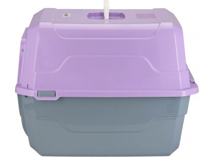 Фото 3 -  туалеты, лотки AnimAll закрытый туалет для кошек с лопаткой CNR-143, фиолетовый
