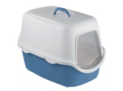 Фото - Stefanplast (Стефанпласт) Cathy закритий туалет для кішок, синий туалети, лотки Stefanplast (Стефанпласт) Cathy закритий туалет для кішок, синий