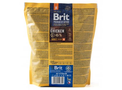 Фото 10 -  сухой корм Brit Premium Dog Adult Medium М Chicken сухой корм для собак средних пород КУРИЦА