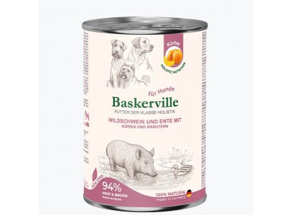 Фото 2 -  влажный корм (консервы) Baskerville Holistic КАБАН И УТКА С ТЫКВОЙ - консервы для собак