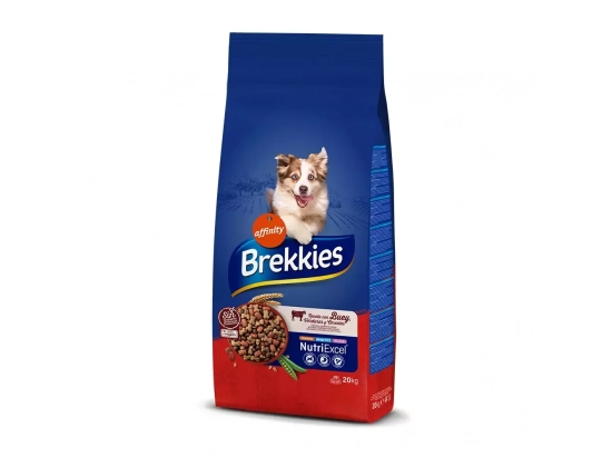 Фото - сухий корм Brekkies Excel Dog ADULT BEEF корм для дорослих собак із яловичиною