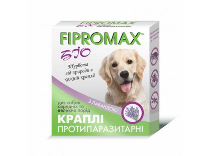 Фото - від бліх та кліщів Fipromax BIO (Фіпромакс БІО) краплі від бліх, кліщів, вошей та комах для собак та котів