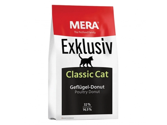 Фото - сухой корм Mera (Мера) Exklusiv Classic Cat Adult Geflugel сухой корм для кошек ДОМАШНЯЯ ПТИЦА