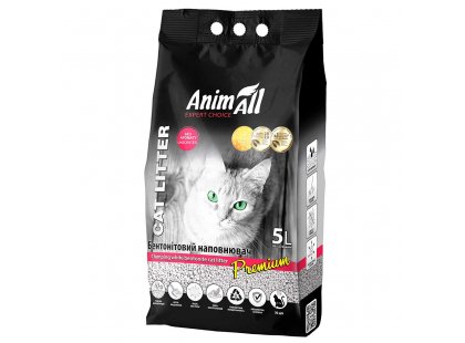 Фото 3 -  наполнители AnimAll Expert Choice бентонитовый наполнитель для кошачьего туалета БЕЗ АРОМАТА