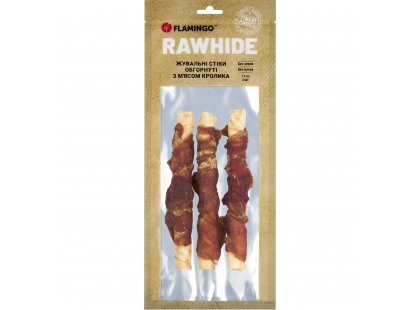 Фото - Flamingo Ласощі для собак ЖУВАЛЬНІ СТІКИ ОБГОРНУТІ М'ЯСОМ КРОЛИКА ласощі Flamingo Ласощі для собак ЖУВАЛЬНІ СТІКИ ОБГОРНУТІ М'ЯСОМ КРОЛИКА