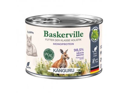 Фото 2 -  вологий корм (консерви) Baskerville Holistic вологий корм для котів КЕНГУРУ та КОТЯЧА М'ЯТА