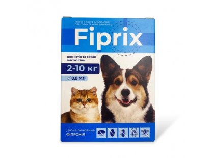 Фото 2 -  від бліх та кліщів Modes Fiprix краплі на холку від бліх і кліщів для котів і собак