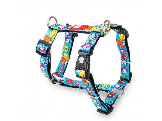 Фото - амуниция Max & Molly Urban Pets H-Harness шлея для собак Little Monsters