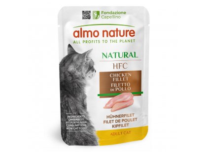Фото - Almo Nature HFC NATURAL CHICKEN FILLET консервы для кошек ФИЛЕ КУРИЦЫ, пауч влажный корм (консервы) Almo Nature HFC NATURAL CHICKEN FILLET консервы для кошек ФИЛЕ КУРИЦЫ, пауч