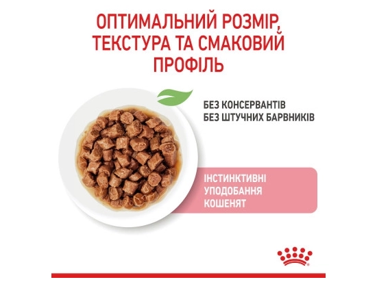 Фото - влажный корм (консервы) Royal Canin KITTEN INSTINCTIVE in GRAVY влажный корм для котят в возрасте 4-12 месяцев