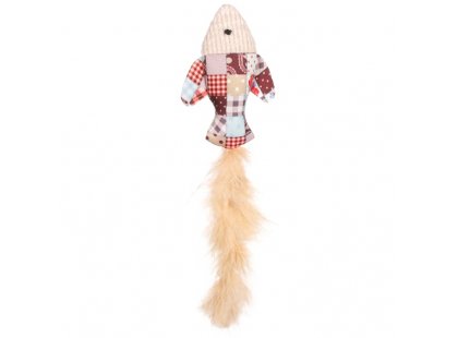 Фото - Flamingo Vinta Fish шуршащая игрушка с кошачьей мятой и перьями для кошек игрушки Flamingo Vinta Fish шуршащая игрушка с кошачьей мятой и перьями для кошек