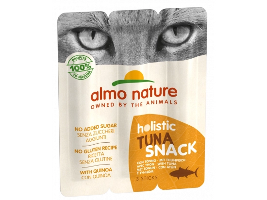 Фото - Almo Nature Holistic SNACK TUNA ласощі для котів ТУНЕЦЬ ласощі Almo Nature Holistic SNACK TUNA ласощі для котів ТУНЕЦЬ