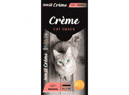 Фото - AnimAll Cat Snack Creme ласощі у вигляді крему для котів ЛОСОСЬ ласощі AnimAll Cat Snack Creme ласощі у вигляді крему для котів ЛОСОСЬ