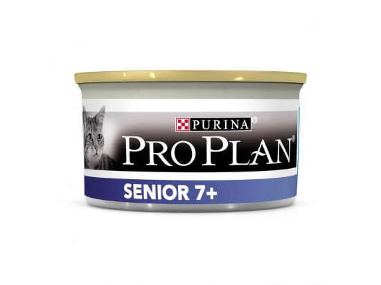 Фото - влажный корм (консервы) Purina Pro Plan (Пурина Про План) Adult Senior 7+ влажный корм для кошек старше 7 лет ТУНЕЦ