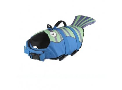 Фото 2 -  рятувальні жилети Fovis Derby Fish Design рятувальний жилет для собак, синій