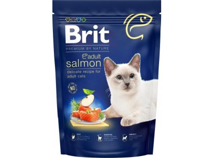 Фото - сухой корм Brit Premium Cat Adult Salmon сухой корм для кошек ЛОСОСЬ