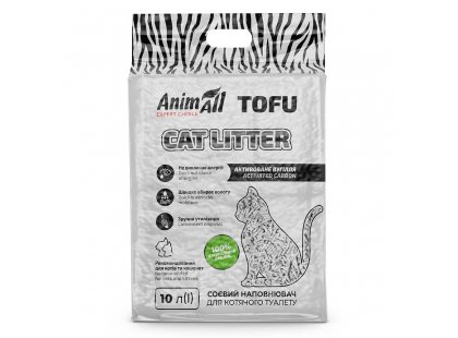 Фото 4 -  наполнители AnimAll TOFU (ТОФУ) СОЕВЫЙ наполнитель в туалет для кошек АКТИВИРОВАНЫЙ УГОЛЬ
