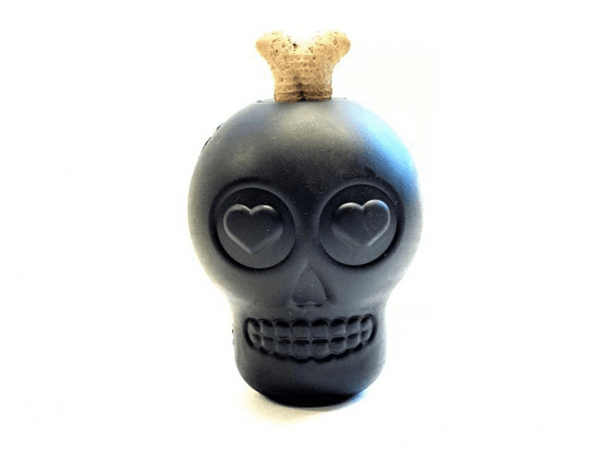 Фото - игрушки SodaPup (Сода Пап) Skull Treat Dispense игрушка для собак ЧЕРЕП, черный