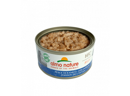 Фото 2 -  влажный корм (консервы) Almo Nature HFC Jelly Oceanic Fish влажный корм для кошек ОКЕАНИЧЕСКАЯ РЫБА