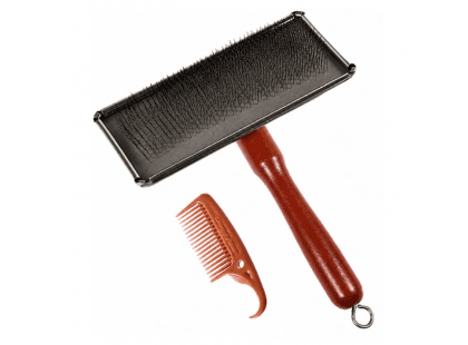 Фото - DoggyMan NSD Slicker Brush сликер пуходерка с расческой для собак фурминаторы, пуходерки DoggyMan NSD Slicker Brush сликер пуходерка с расческой для собак