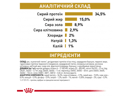 Фото 7 -  ветеринарні корми Royal Canin URINARY S/O LP34 (УРІНАРІ) сухий лікувальний корм для котів від 1 року