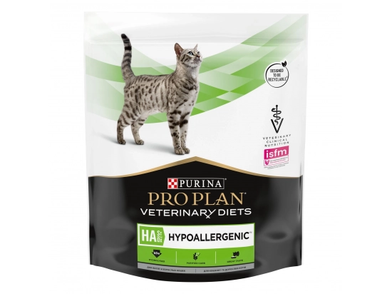 Фото - ветеринарные корма Purina Pro Plan (Пурина Про План) Veterinary Diets HA Hypoallergenic сухой лечебный корм для кошек при аллергии